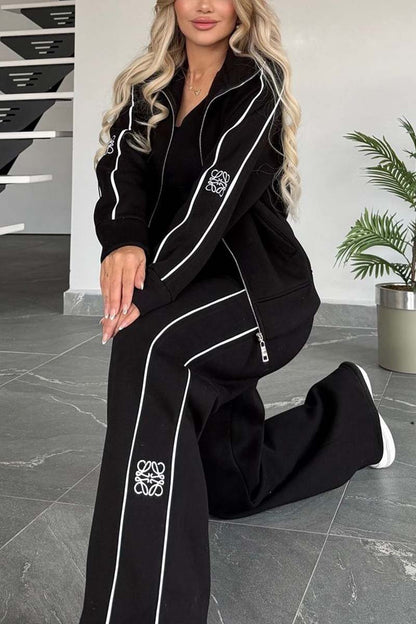 Women's Casual Sweatshirt and Pants Set