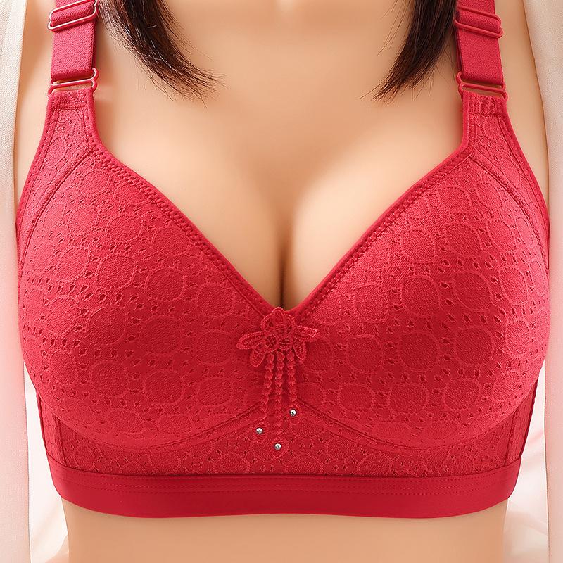 Women's Comfortable Sweat-absorbent Lace Underwear Red