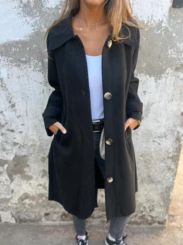 Casual Lapel Long Coat