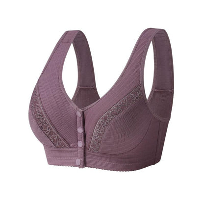 Women's comfortable lace tank top underwear Purple