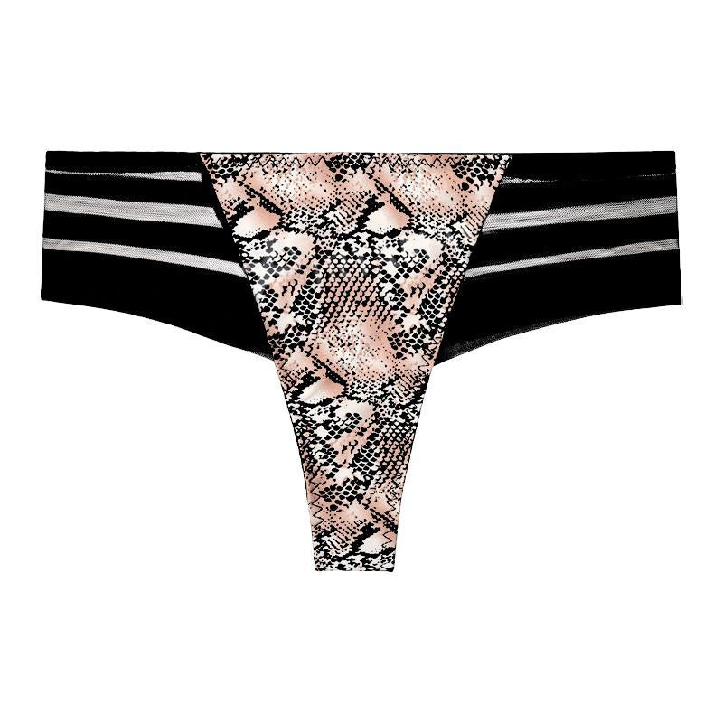 Women's Sexy Lace Low-rise Seamless Panties serpentine