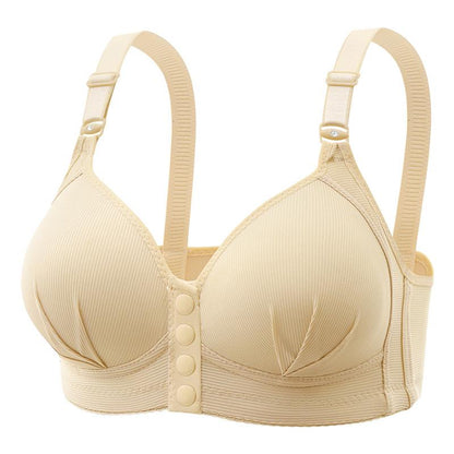 Women's Comfort Buttoned Underwear Beige