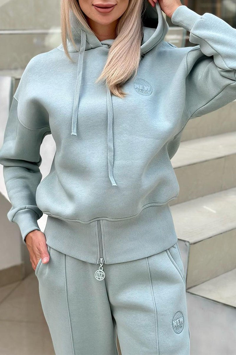 Women's Long Sleeve Hoodies Two Piece Set