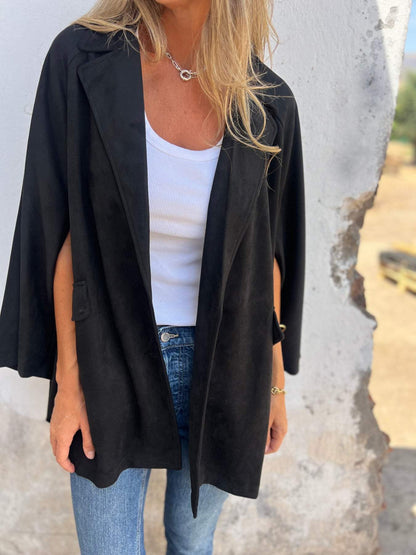 Lapel Cape Jacket