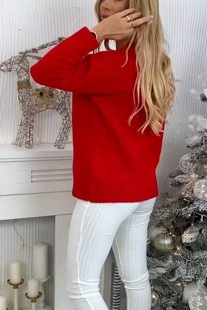 Women's Casual Christmas Pullover Sweater