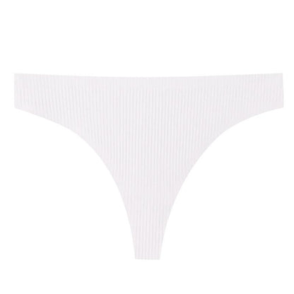 Women's One-piece Low-rise Sexy Simple Skinny Belt Bikini white