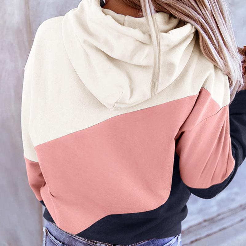 Women's Patchwork Color Sweatshirt