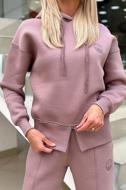 Women's Long Sleeve Hoodies Two Piece Set