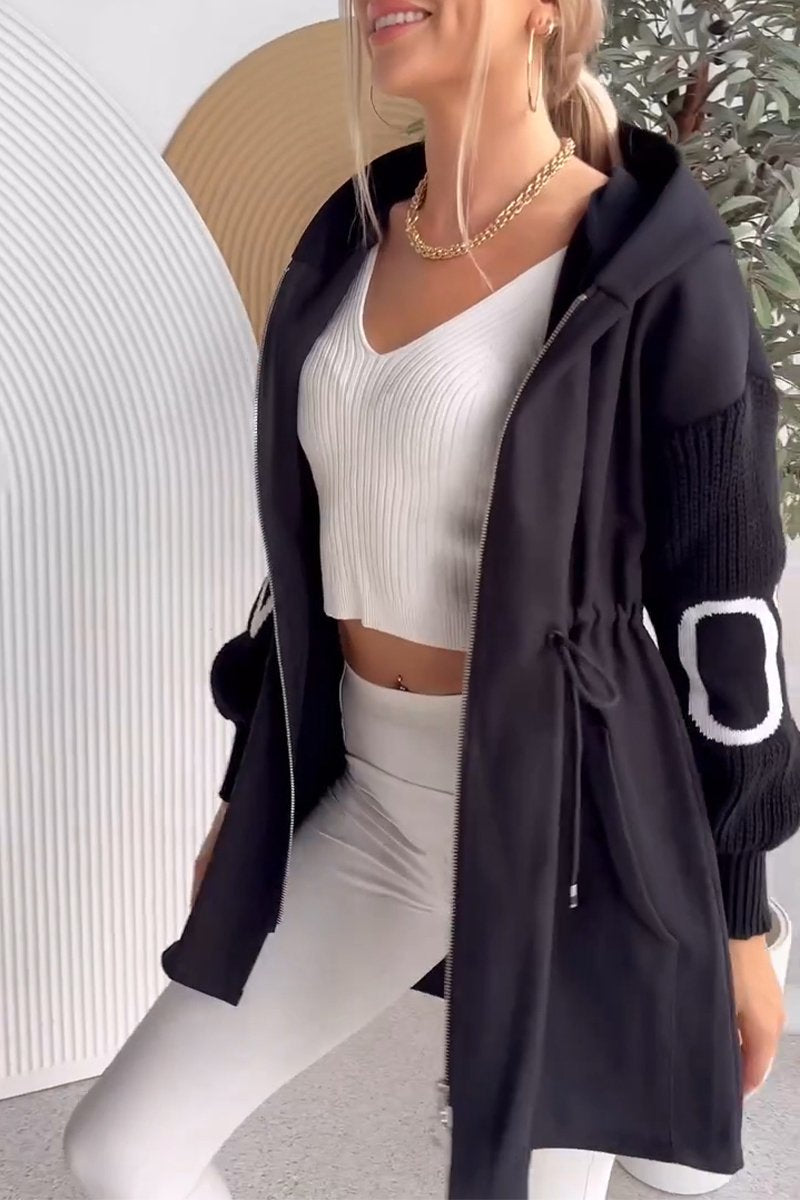 Women's Casual Hooded Short Jacket