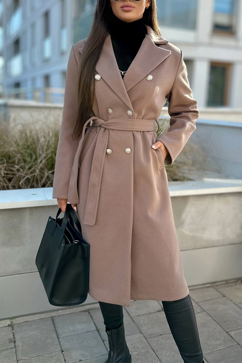 Women's Casual Lapel Long Coat