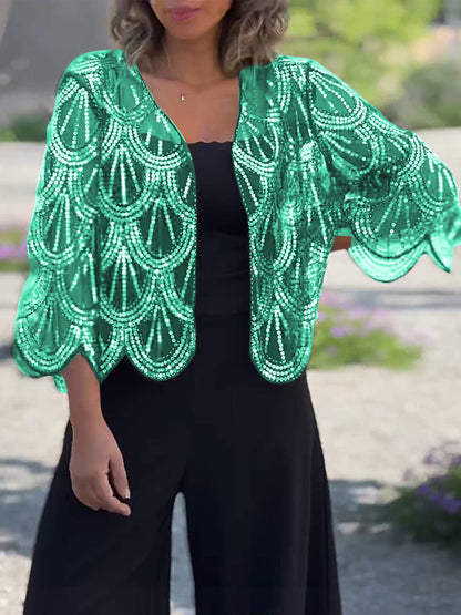 Fashionable Casual Cardigan Green