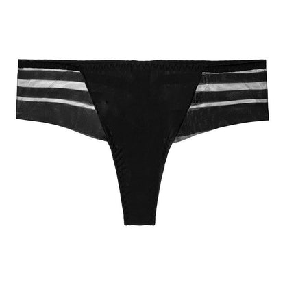 Women's Sexy Lace Low-rise Seamless Panties black