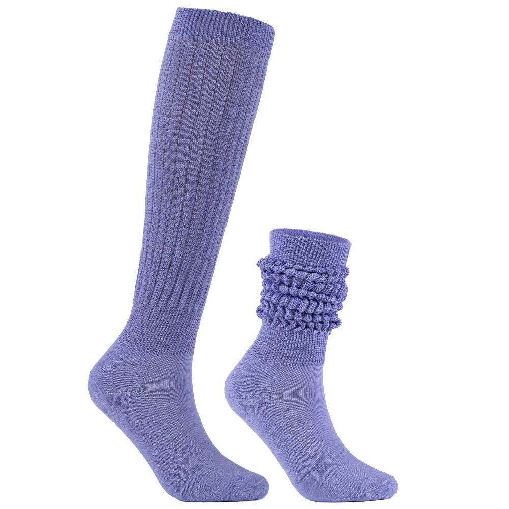 Women's Spring and Summer High Pile Socks Snow cream one size