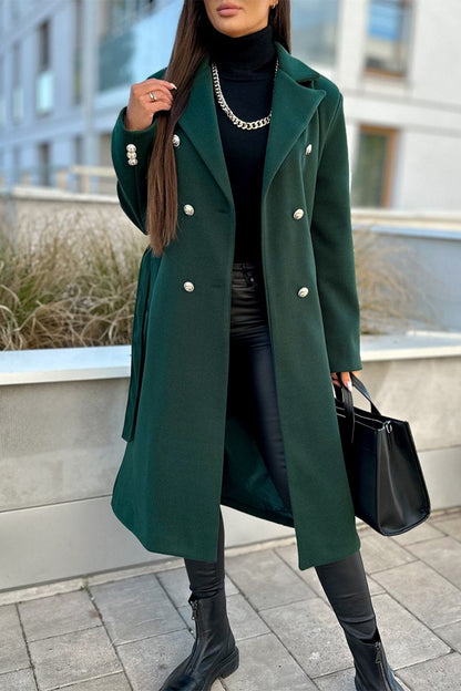 Women's Casual Lapel Long Coat