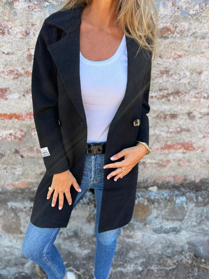 Casual Lapel Long Coat