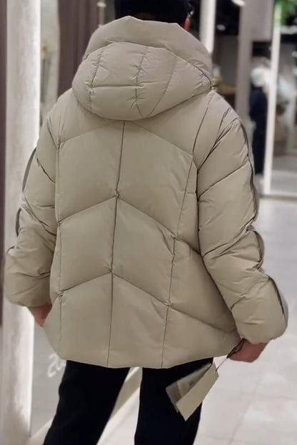 Casual high-neck padded clothing